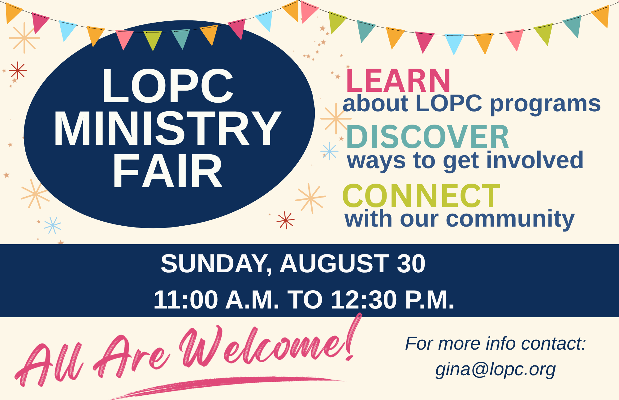 LOPC Ministry Fair