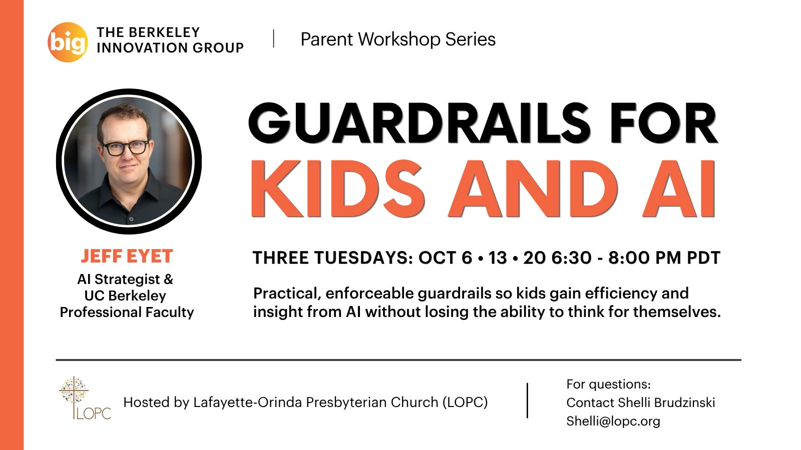 Guardrails for Kids and AI: A Three Session Parent Workshop